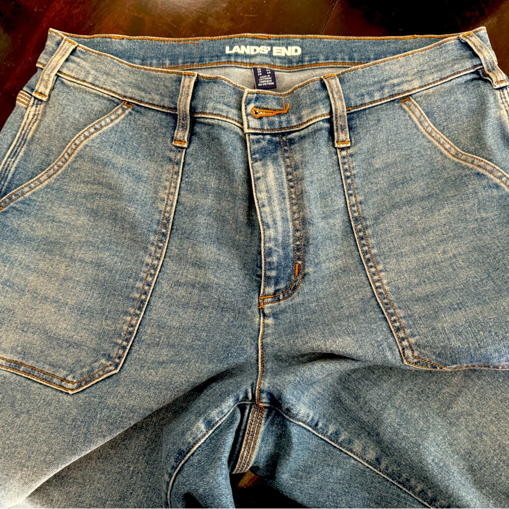 Lands End straight/wide leg jeans